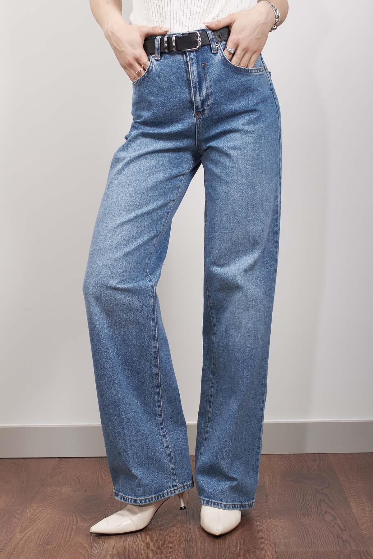 Mavi Boru Paça Blue Jean