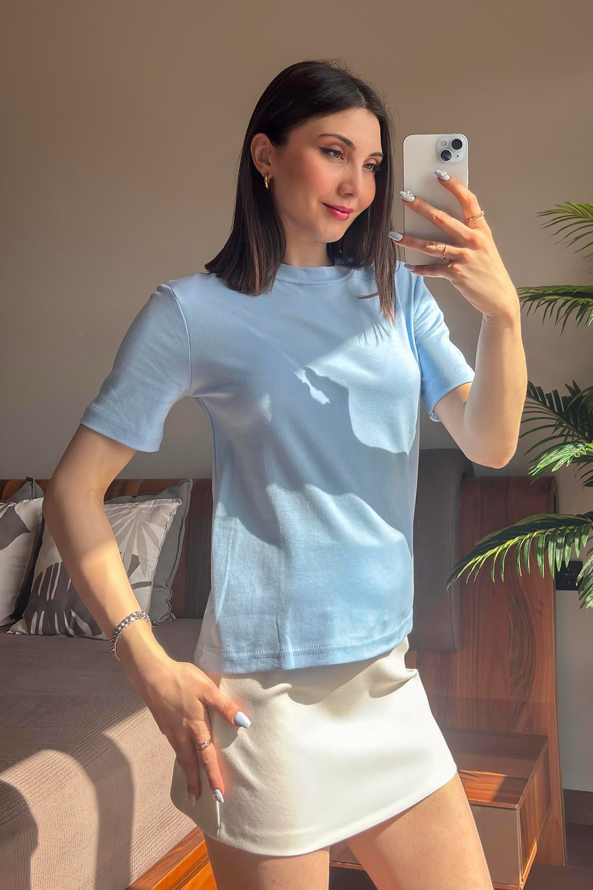 Mavi Massi Kısakollu T Shirt