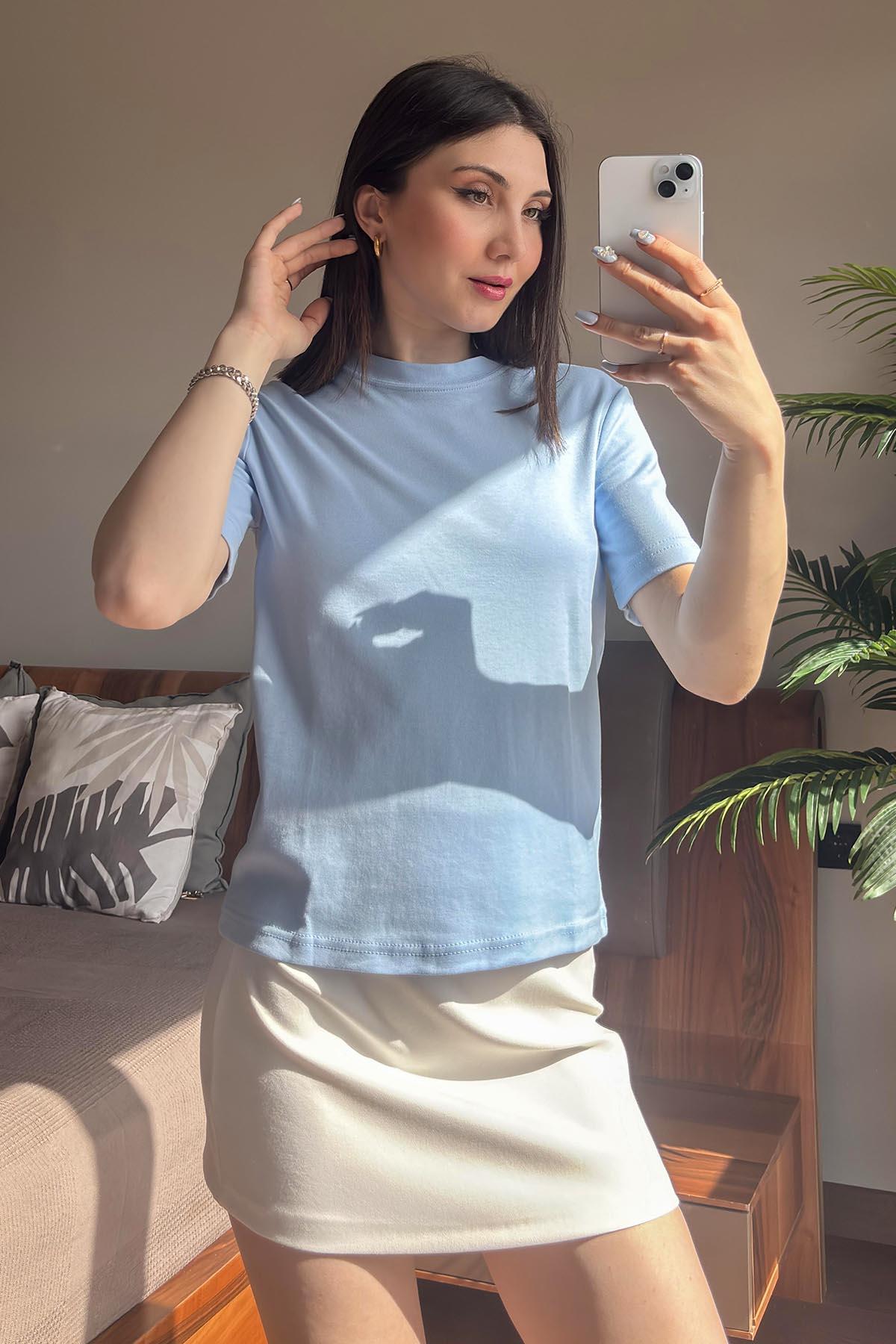 Mavi Massi Kısakollu T Shirt