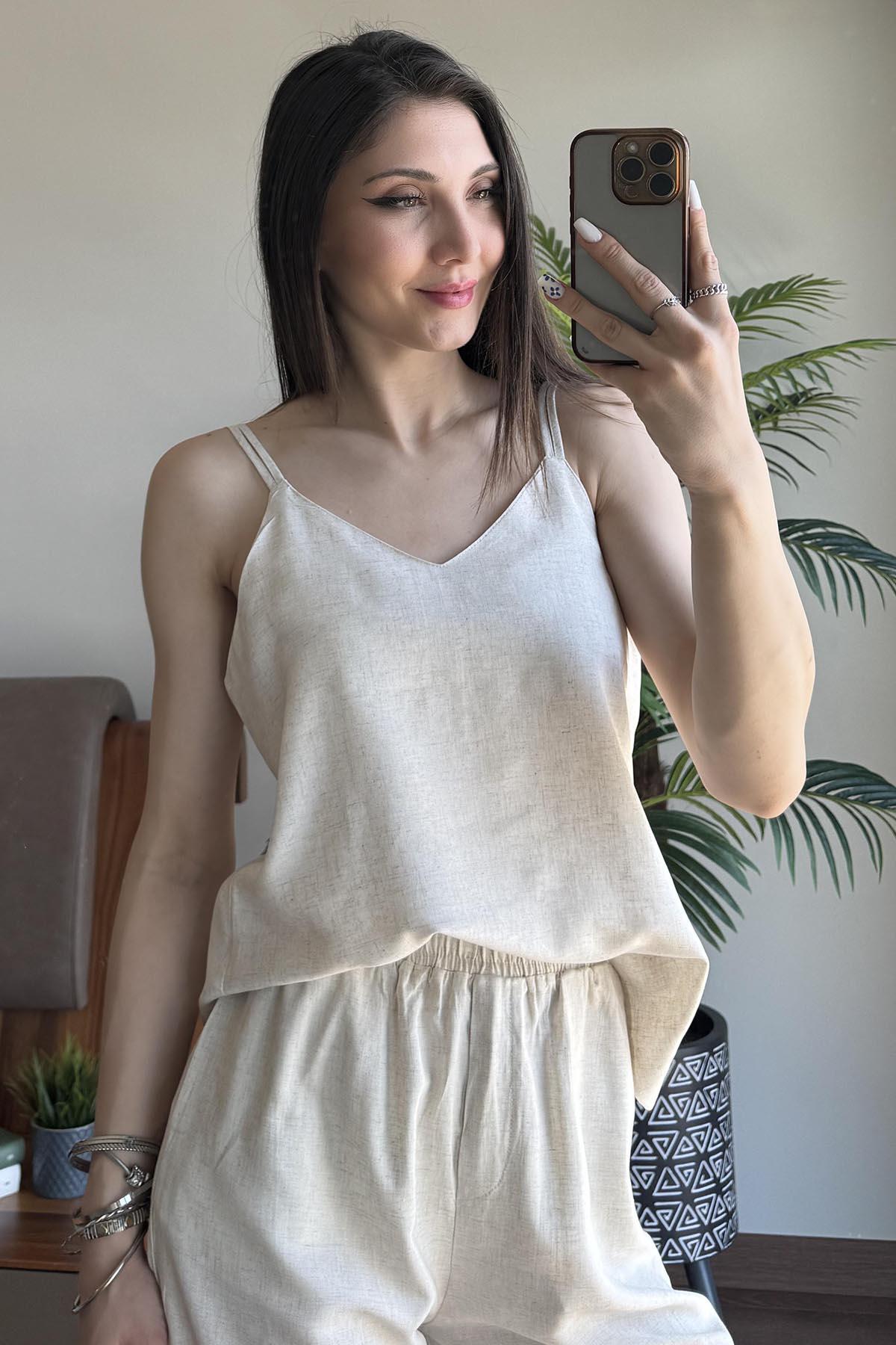 Naturel Atletli Şortlu Takım