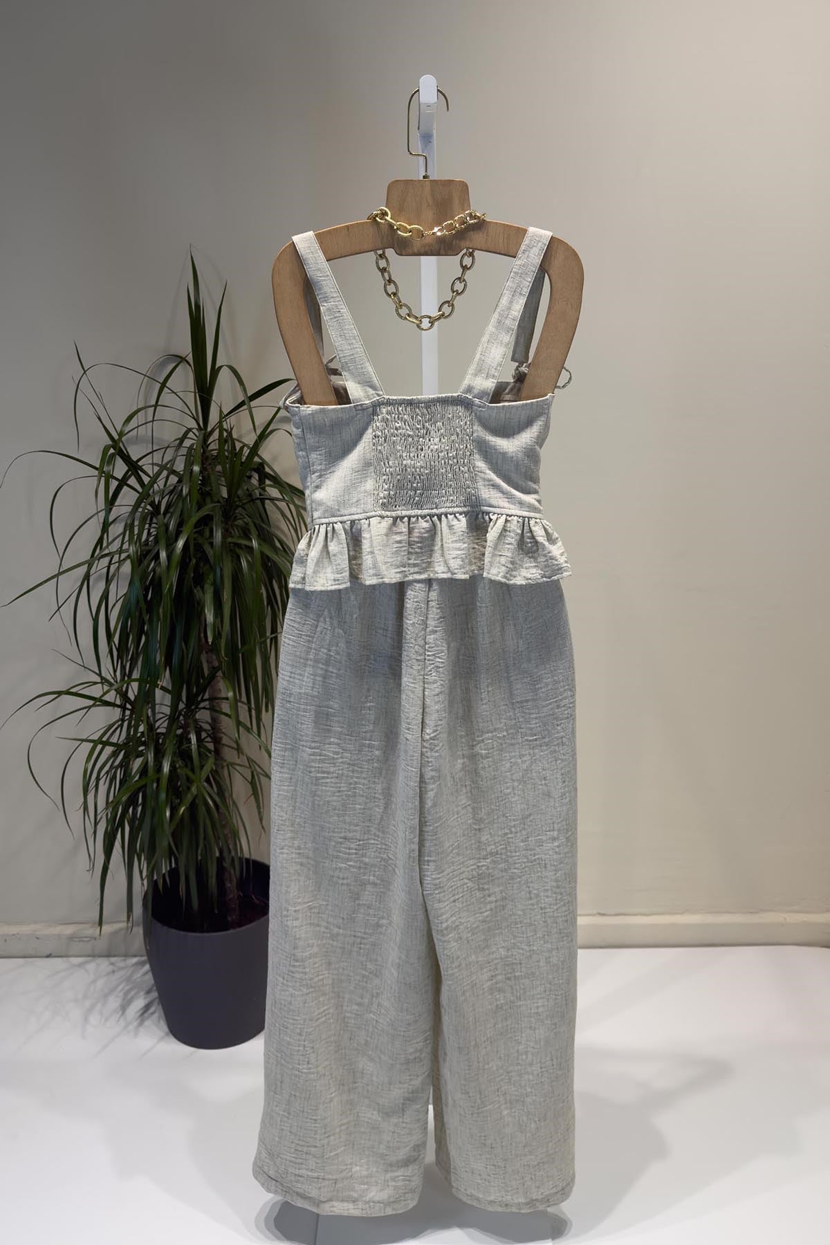 Naturel Keten Pantolon