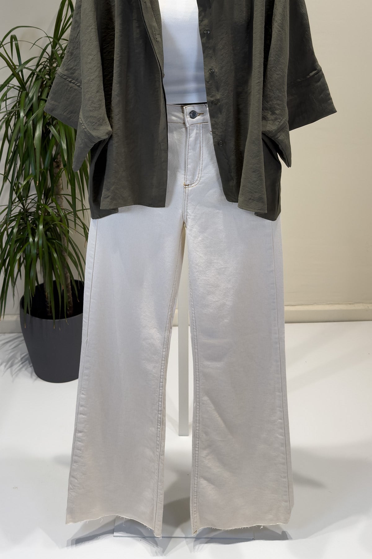 Naturel Push Up İspanyol Paça Pantolon