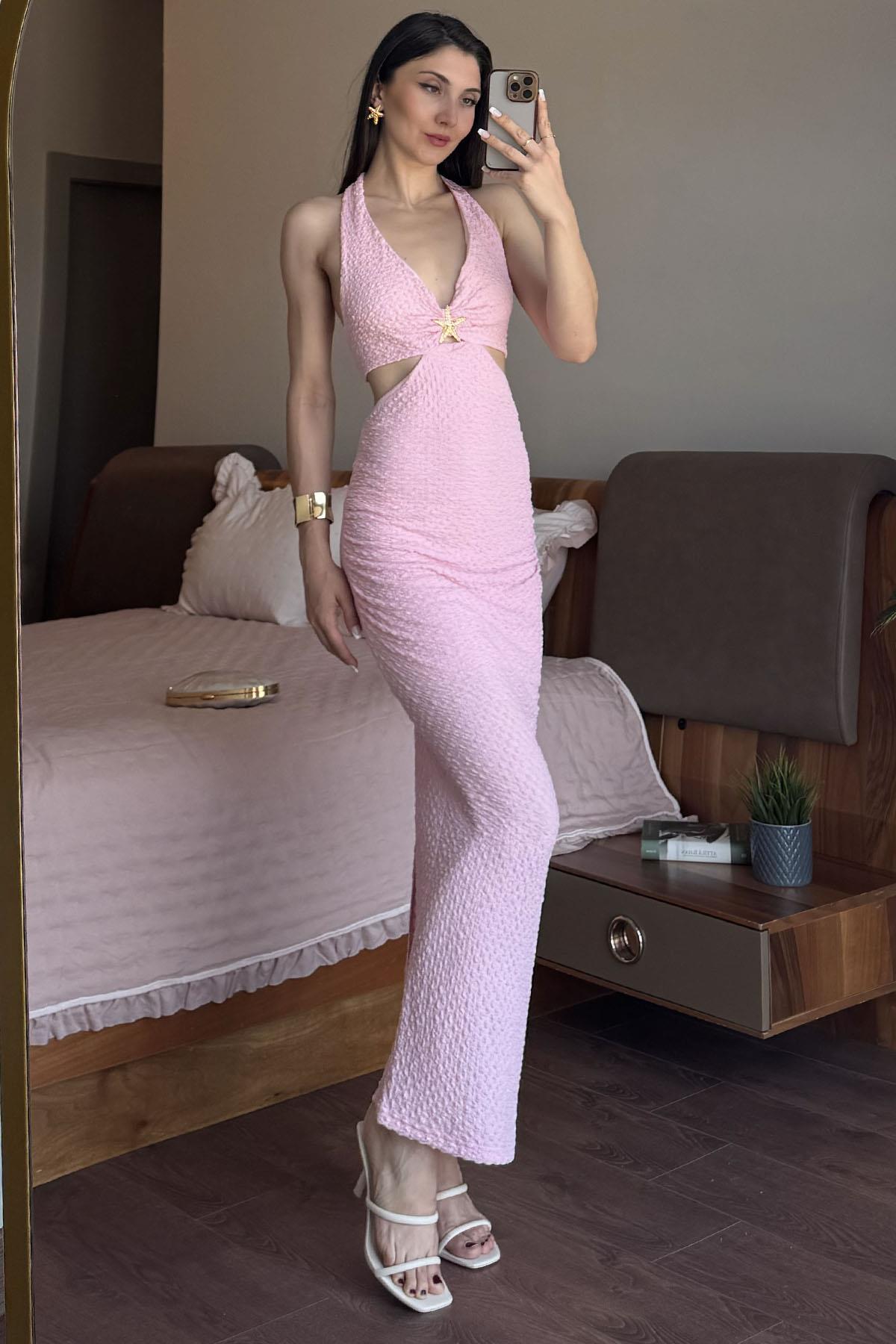 Pembe Vuhan Elbise