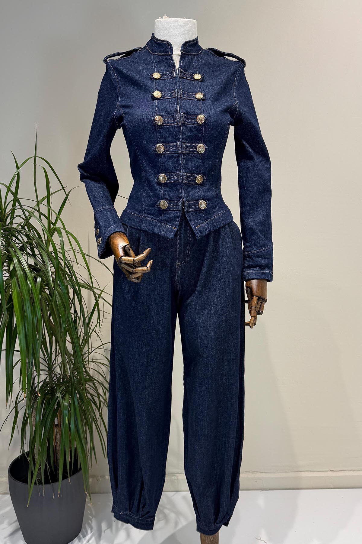 Raw Yıkama Şalvar Jean
