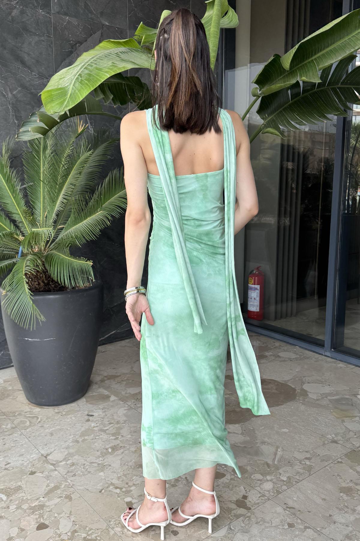 Yeşil Tulle Elbise