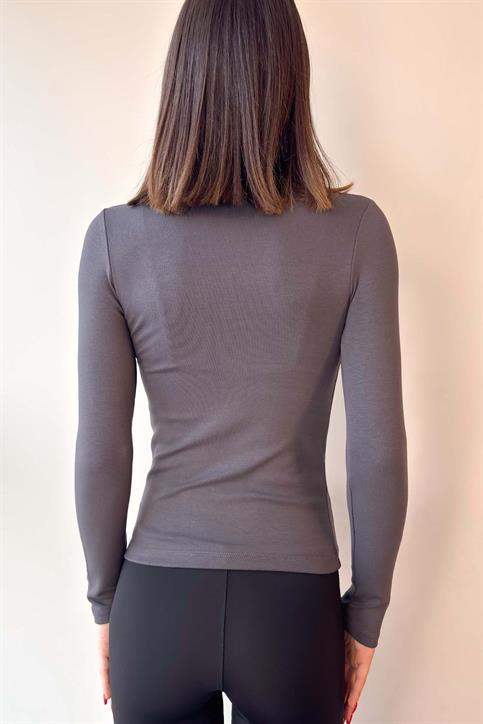 Antrasit OYSH Soft Touch Yarım Balıkçı Body