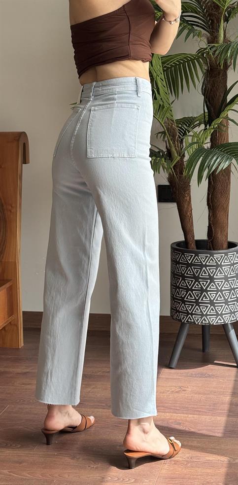 Bebe Mavisi Flare Pantolon