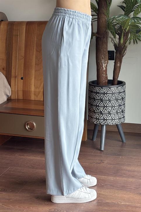 Bebe Mavisi Önü Dikişli Pantolon