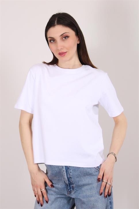 Beyaz Kısa Kol T Shirt