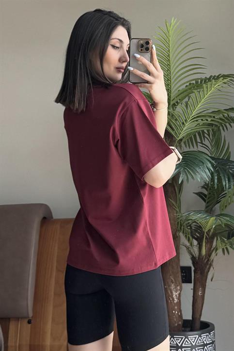 Bordo Overisze T Shirt