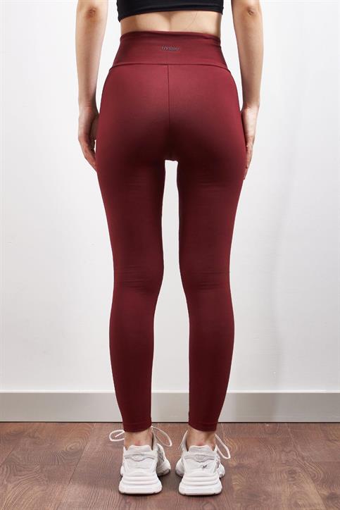 Bordo OYSH Comfortlux Ultra Esnek Toparlayıcı Modal Tayt