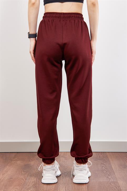 Bordo OYSH Jogger Modal Eşofman Altı
