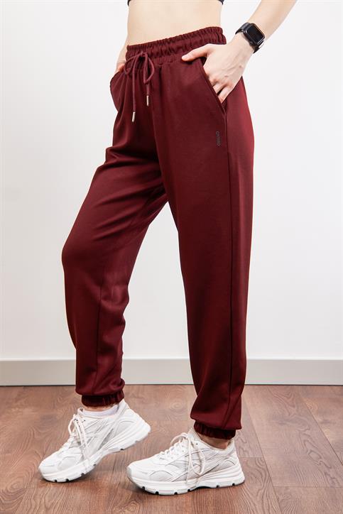 Bordo OYSH Jogger Modal Eşofman Altı