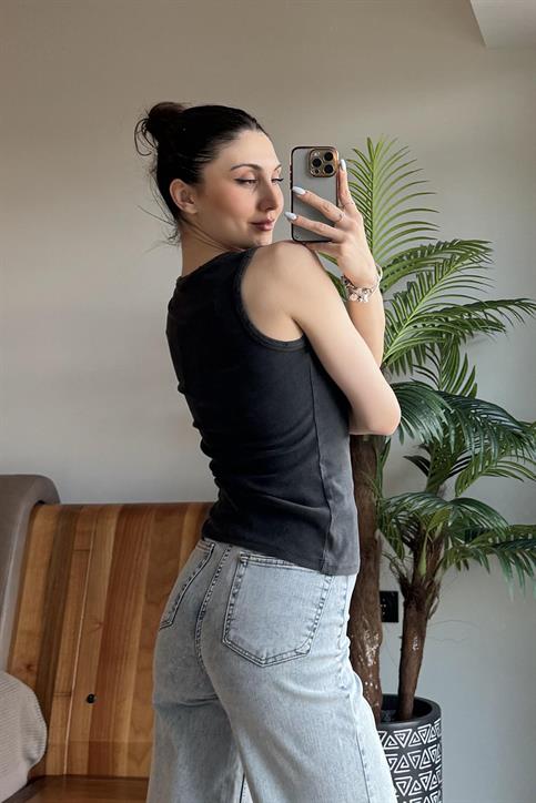 Füme Çıtçıtlı Atlet
