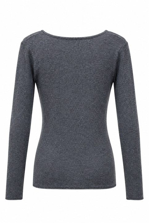 Füme V Yaka Kaşmir Body