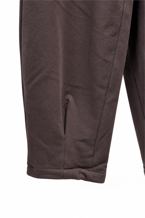 Kahverengi Bağcıklı Pantolon