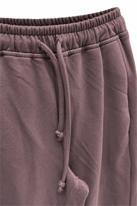 Kahverengi Bağcıklı Pantolon