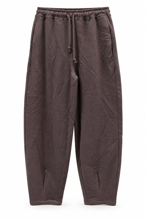 Kahverengi Bağcıklı Pantolon