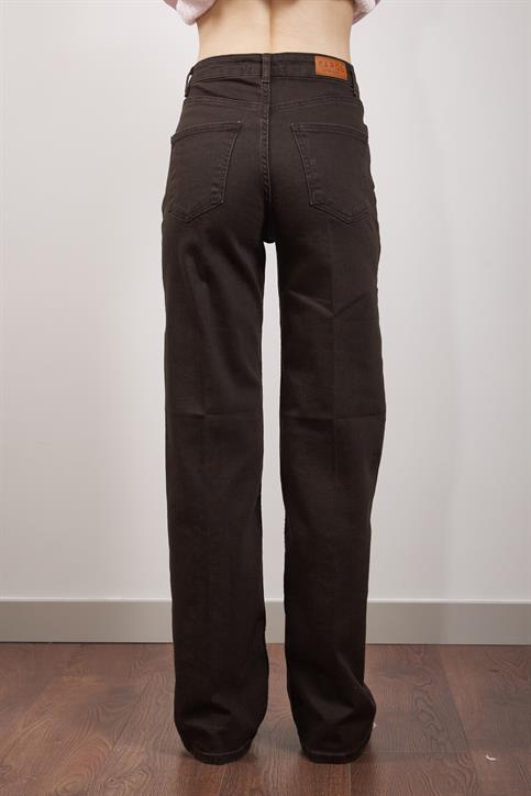 Kahverengi Wideleg Jean