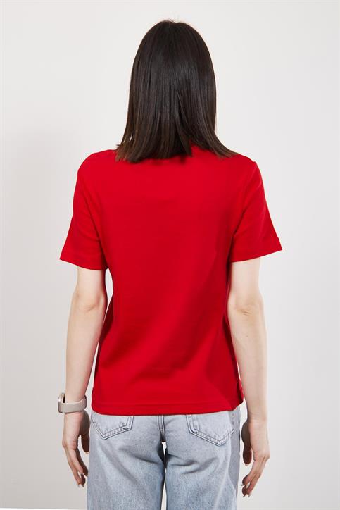 Kırmızı Massi Kısakollu T Shirt