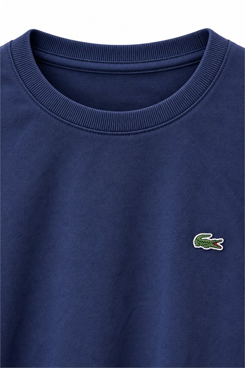 Lacivert LCS Yakası Ribanalı İnterlok Uzunkollu Shirt