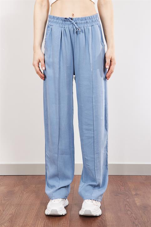 Mavi MD Beli Lastikli Tencel Palazzo Pantolon
