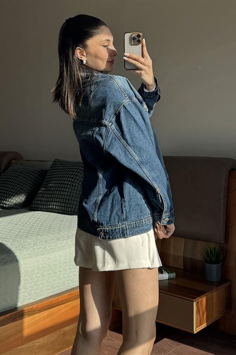 Mavi ZR Uzun Denim Ceket