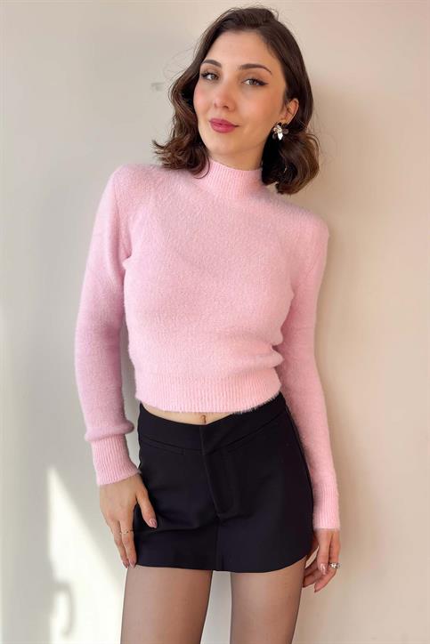 Pembe Yarım Balıkçı Sakallı Yumoş Kazak