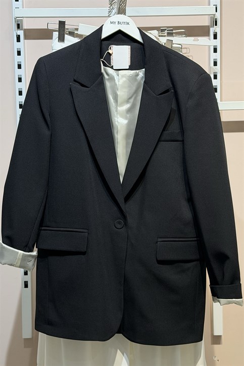 Siyah Boyfriend Ceket