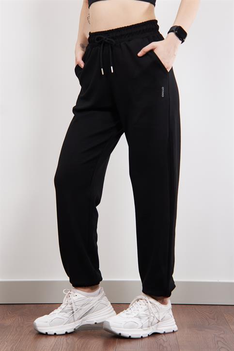 Siyah OYSH Jogger Modal Eşofman Altı