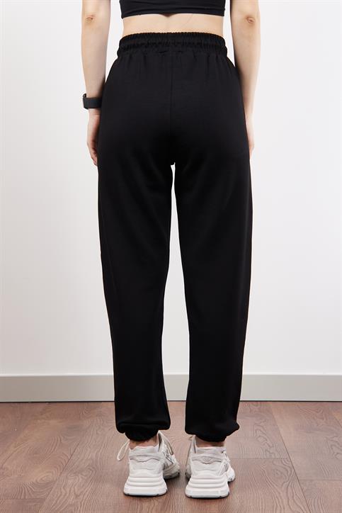 Siyah OYSH Jogger Modal Eşofman Altı