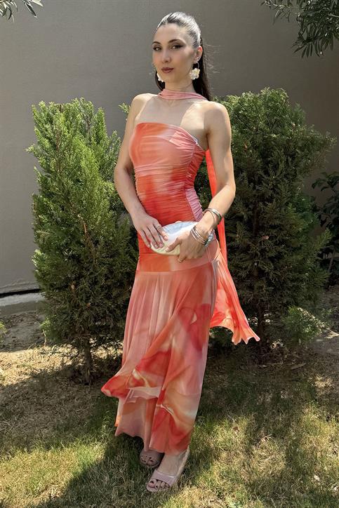 Turuncu Corrientes Elbise