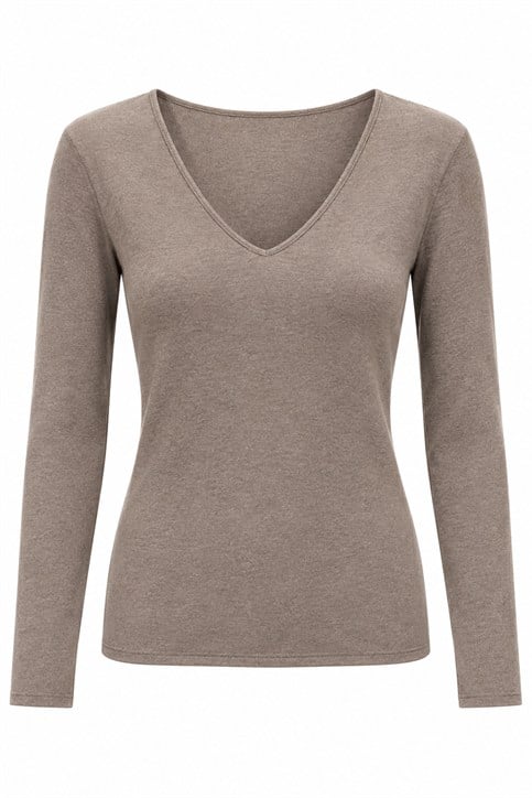 Vizon V Yaka Kaşmir Body