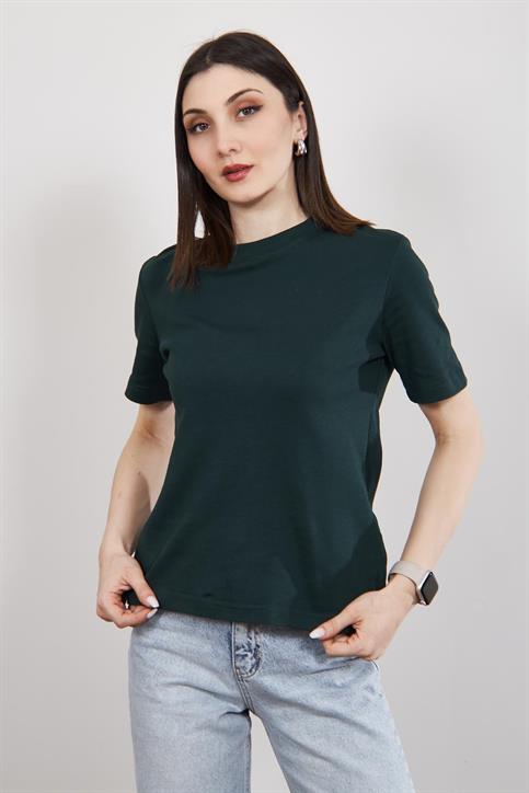 Yeşil Massi Kısakollu T Shirt