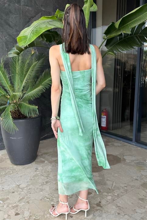 Yeşil Tulle Elbise