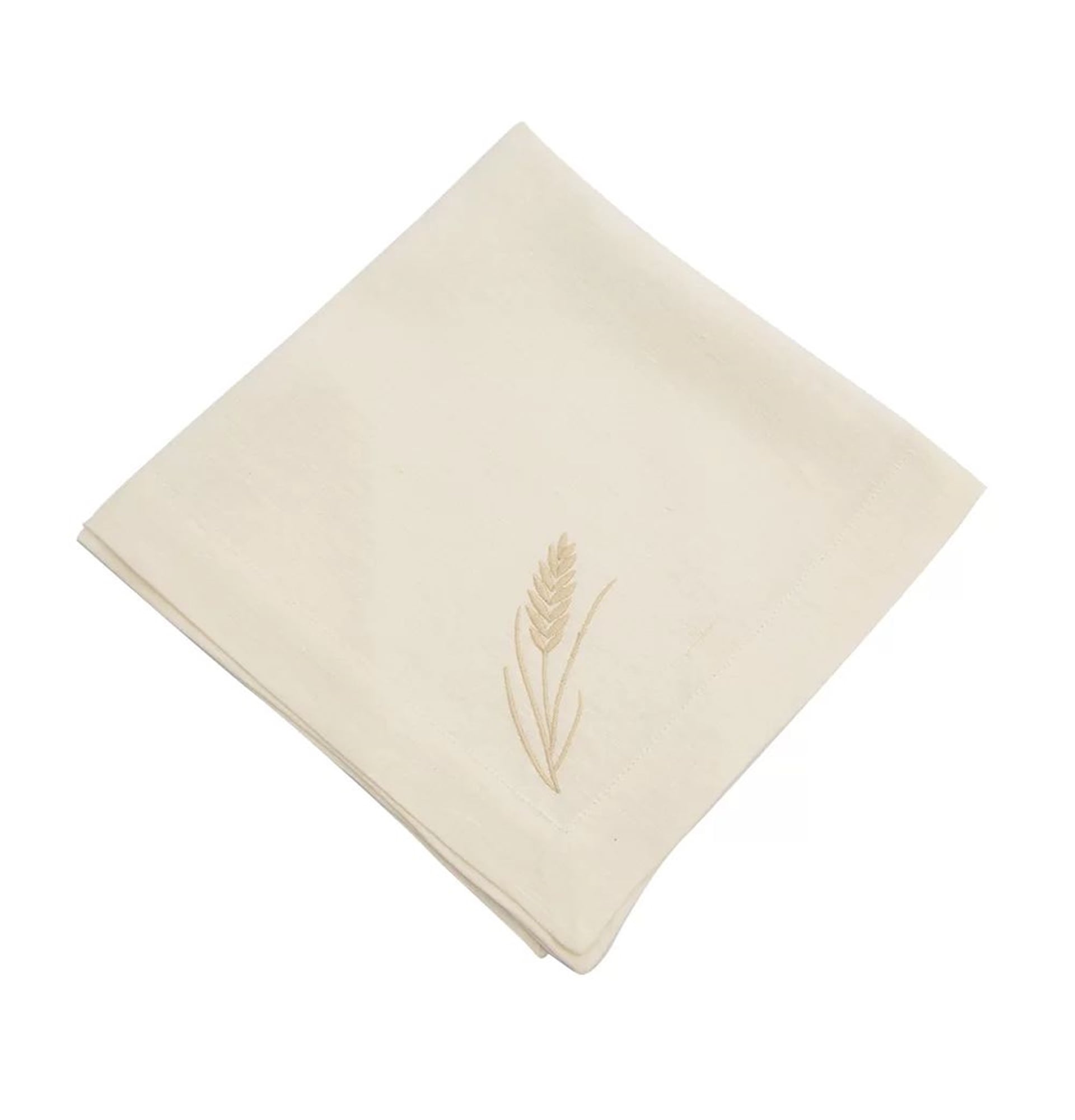Buğday Nakışlı Ekru Peçete