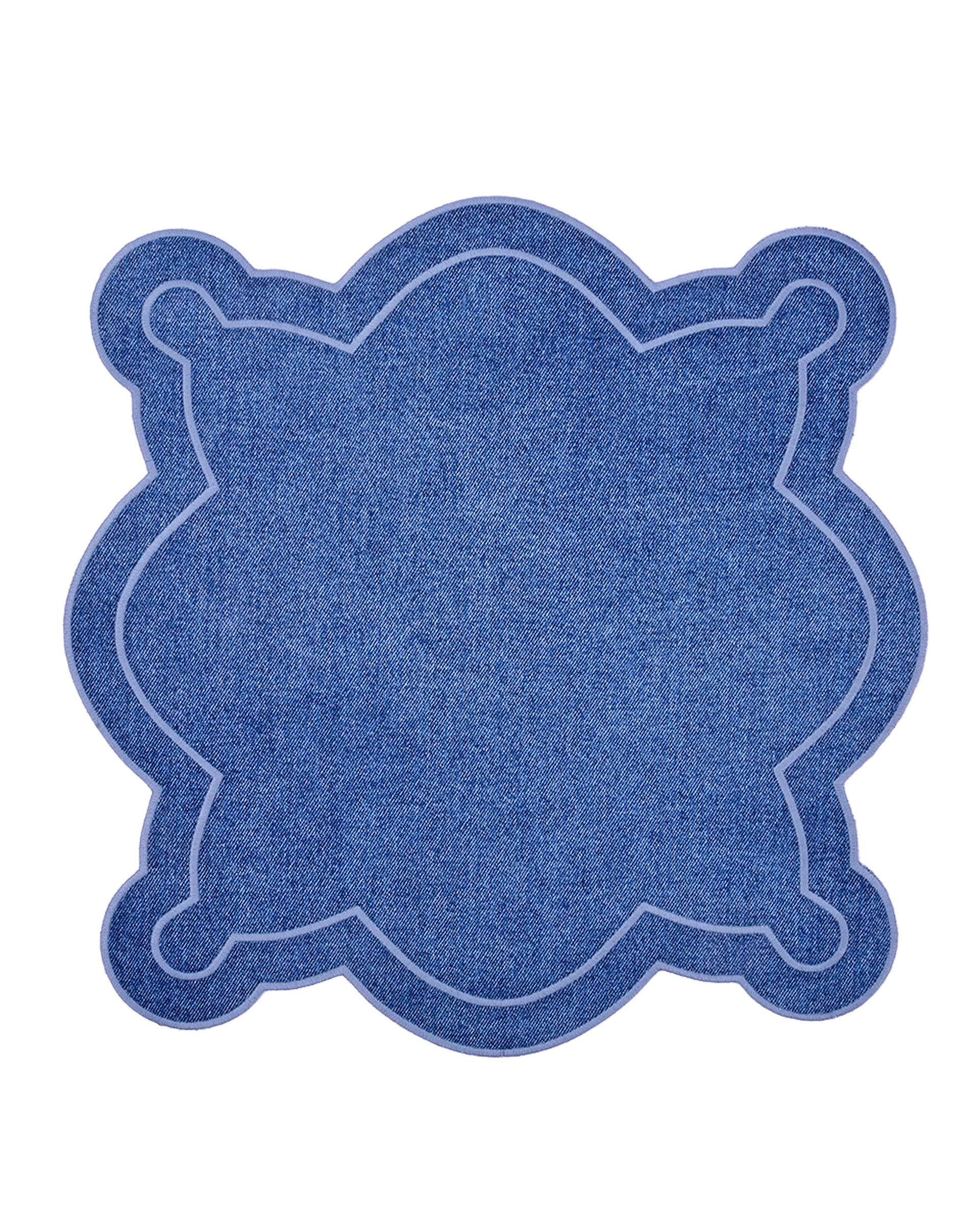 Denim Çift Nakışlı Astarlı Supla