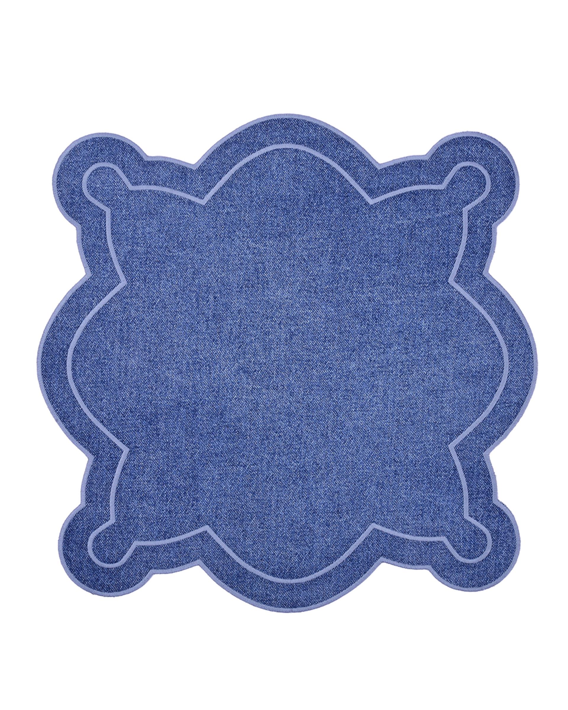 Denim Çift Nakışlı Astarlı Supla