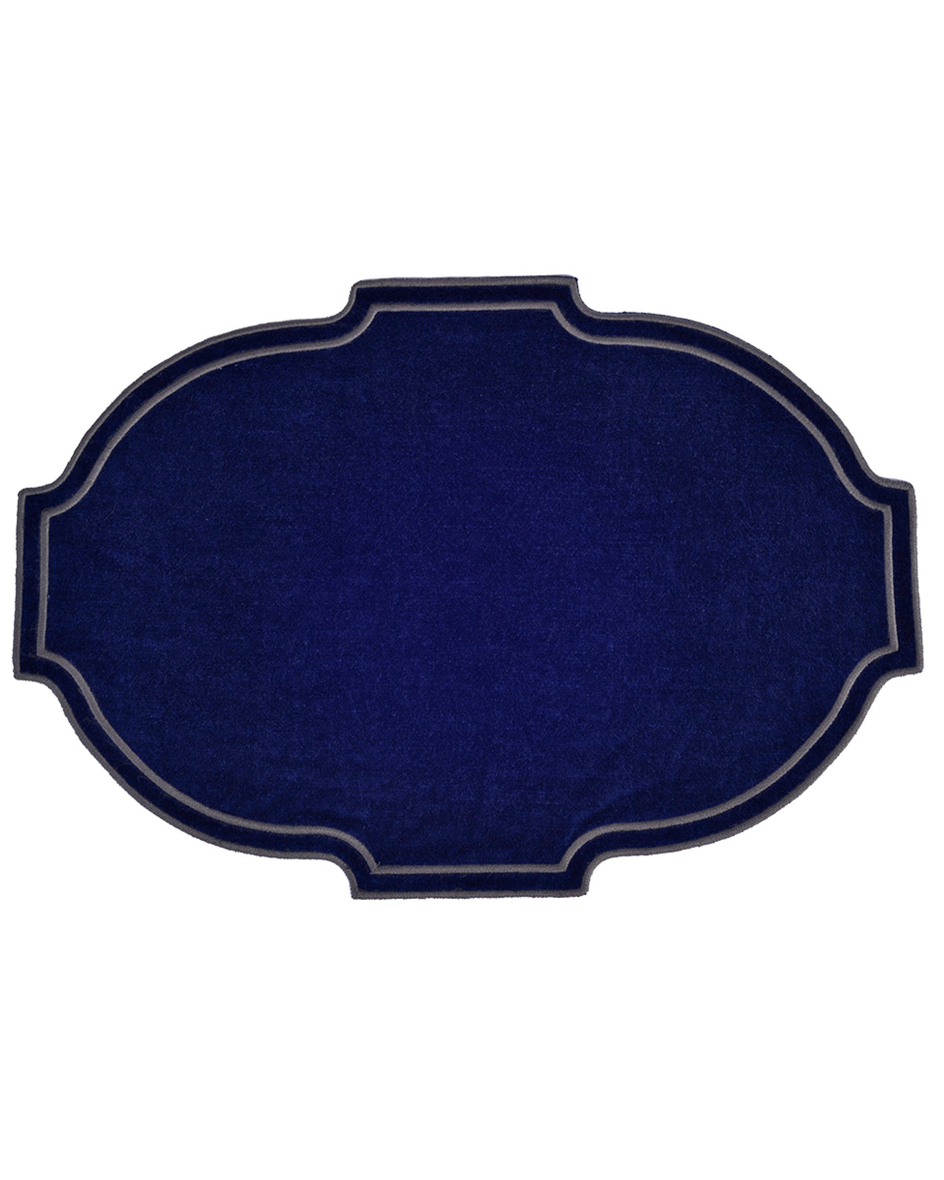 Derneme Lacivert Kadife Amerikan Servis