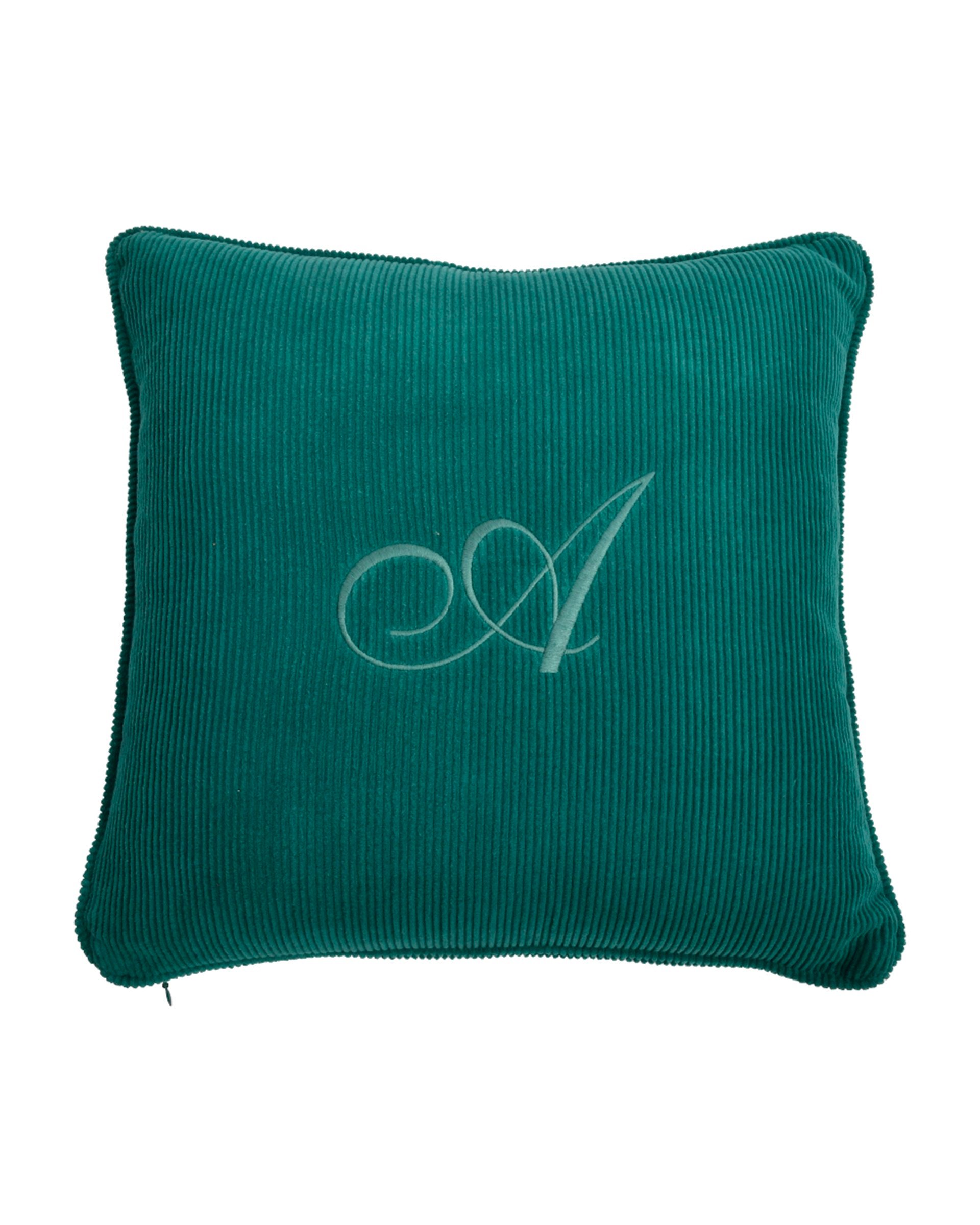 Wick velvet letter embroidery pillow 40x40 cm
