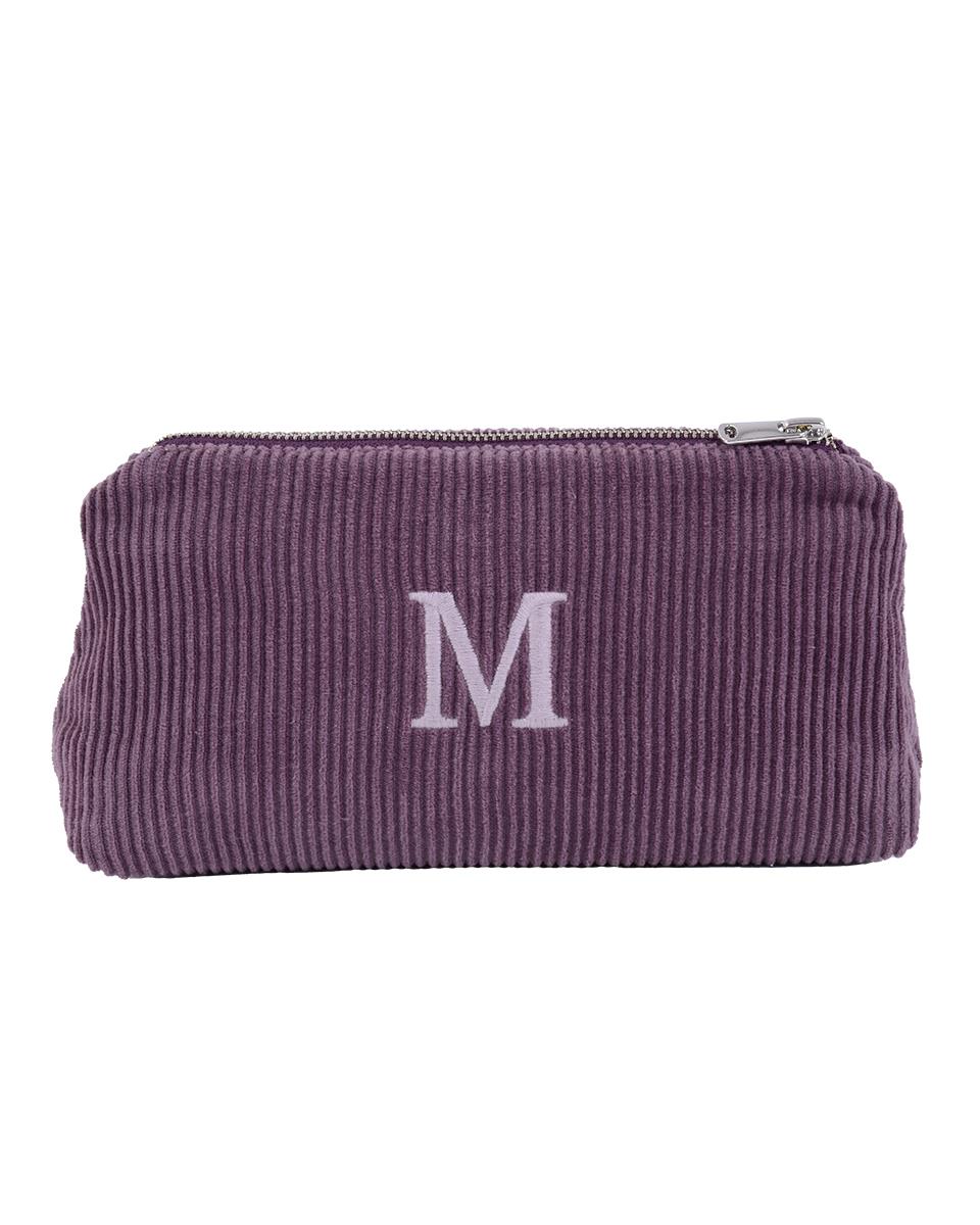 HARF NAKIŞLI KADİFE ÇANTA