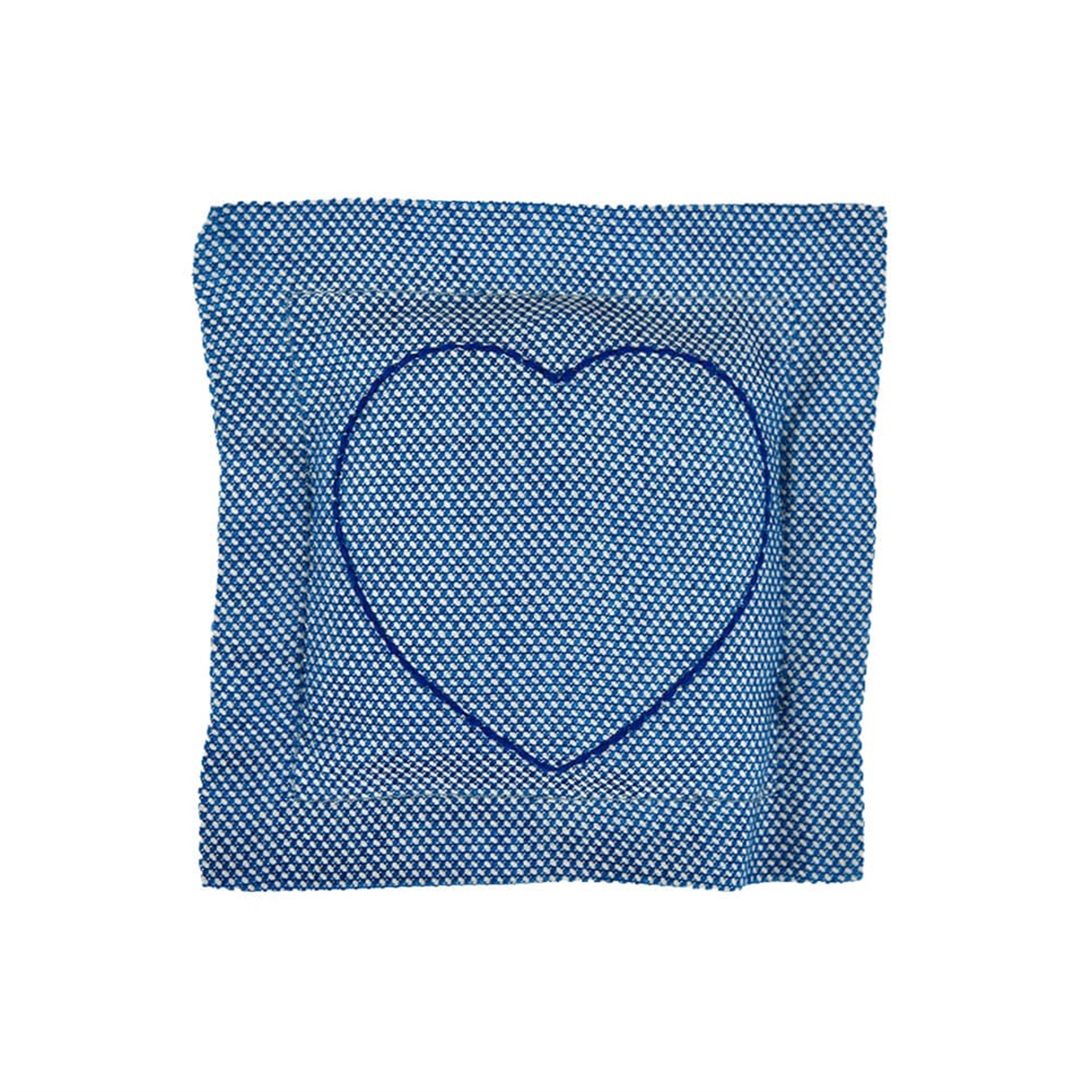 Kalp Nakışlı Lavanta Kesesi