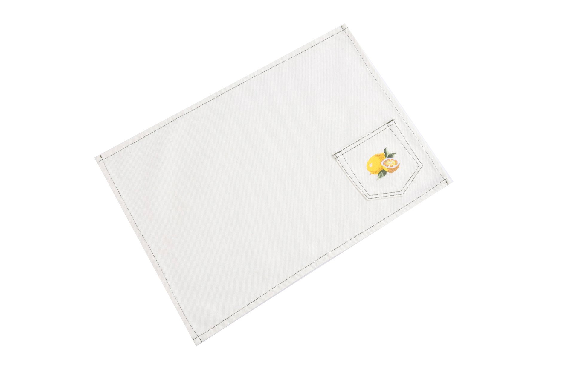 LİMON NAKIŞLI EKRU AMERİKAN SERVİS