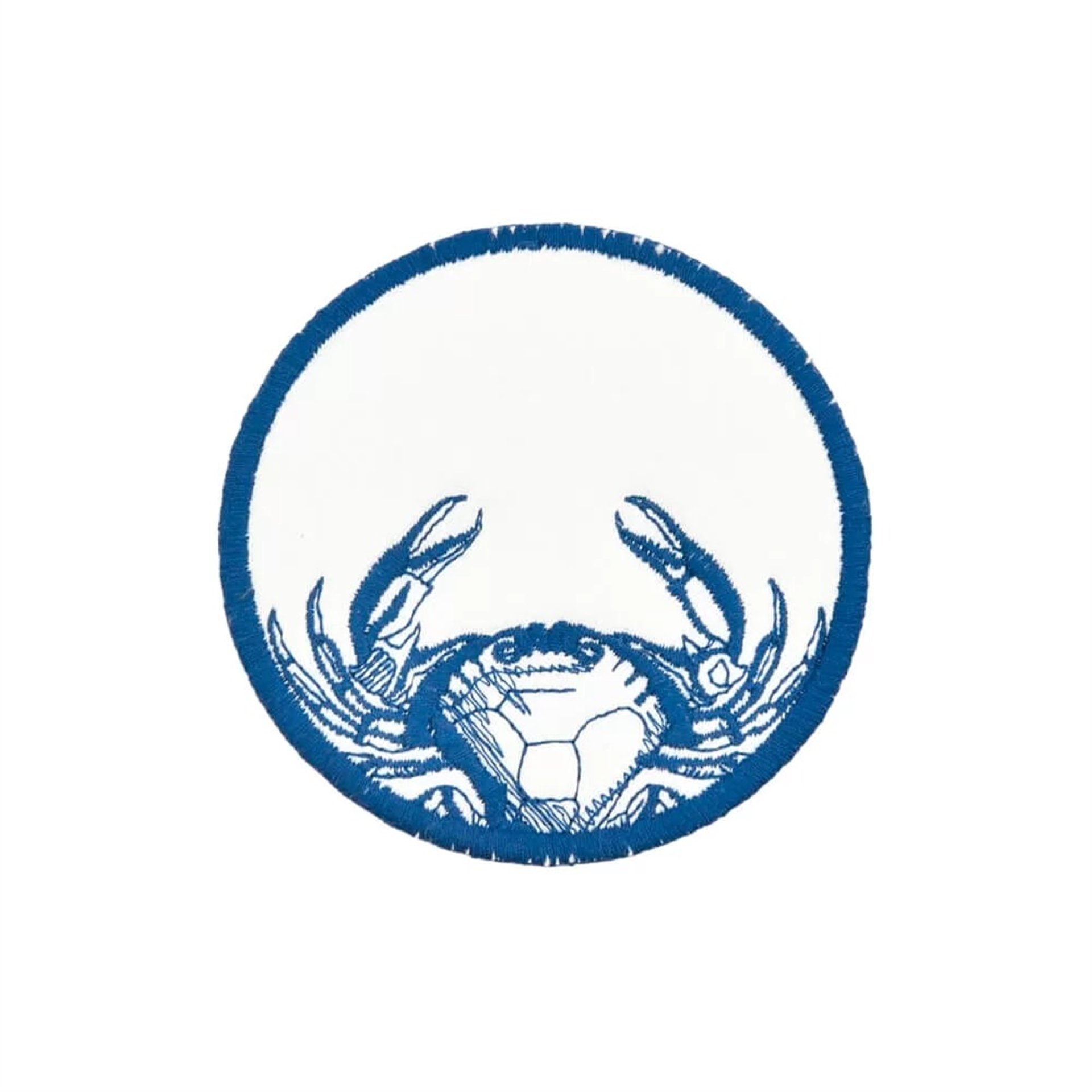 Yengeç Nakışlı Bardak Altlığı