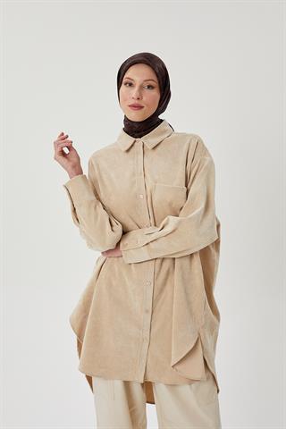 Acı Kahve D Desen Parlak Jakar Eşarp