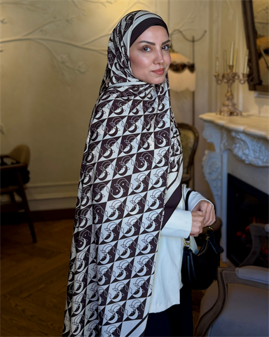 Acı Kahve Legacy Vual İpek Şal