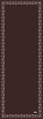 Acı Kahve Venedik Desen Pamuk Vual Şal