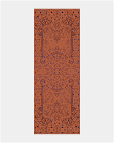 S-EFSUNLU-28 Amber & Patlıcan Efsunlu Desen Şal