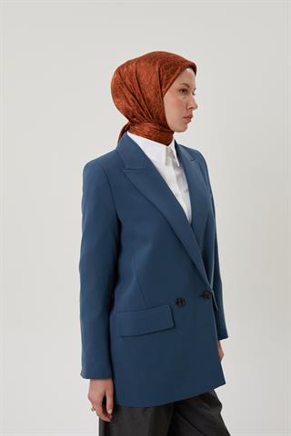 Bakır D Desen Parlak Jakar Eşarp