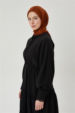 Bakır G Desen Parlak Jakar Eşarp